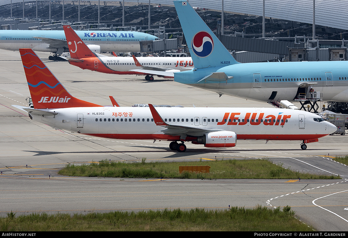 Aircraft Photo of HL8302 | Boeing 737-8FH | Jeju Air | AirHistory.net #436617