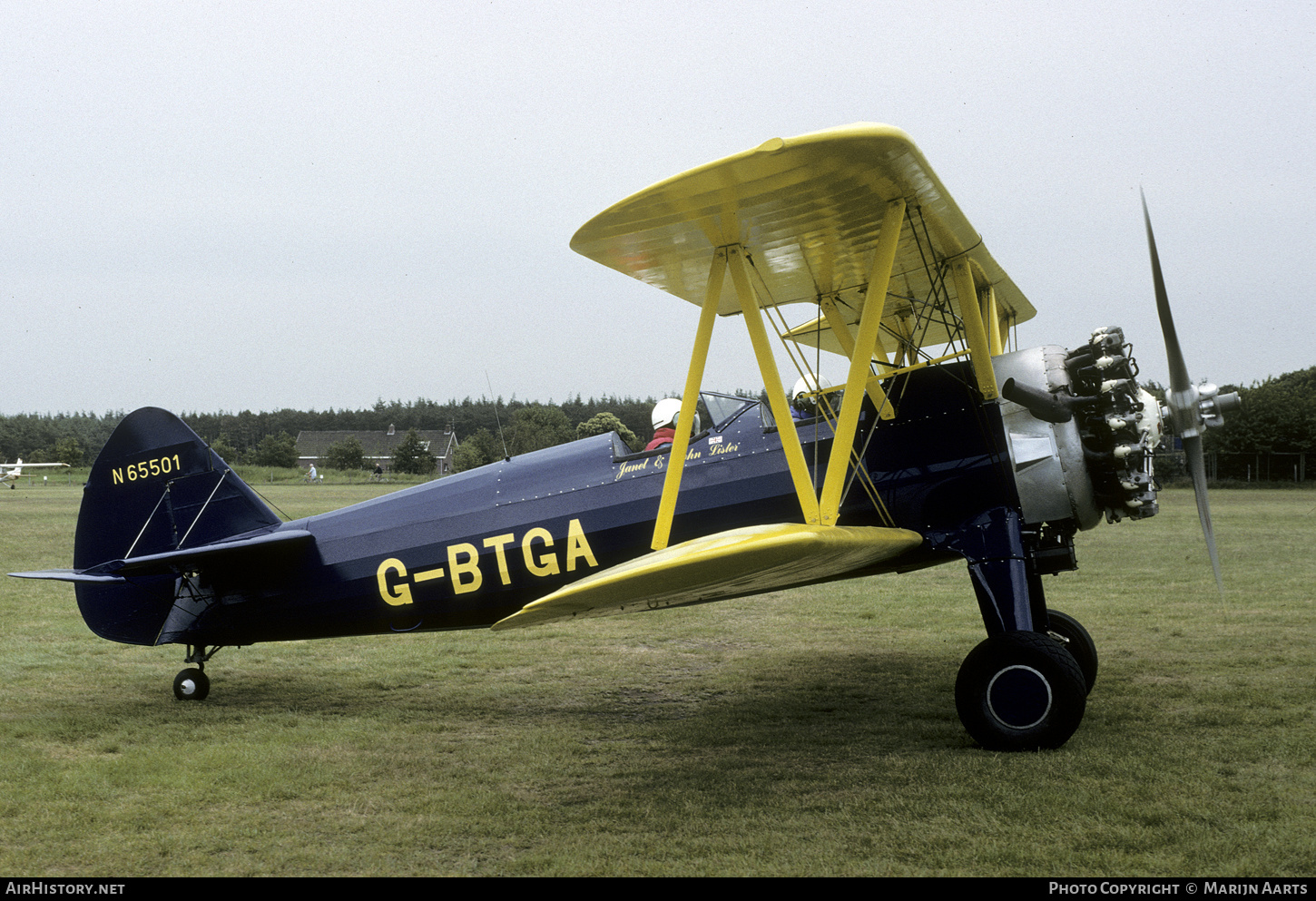 Aircraft Photo of G-BTGA / N65501 | Boeing A75N1 Kaydet | AirHistory.net #436630