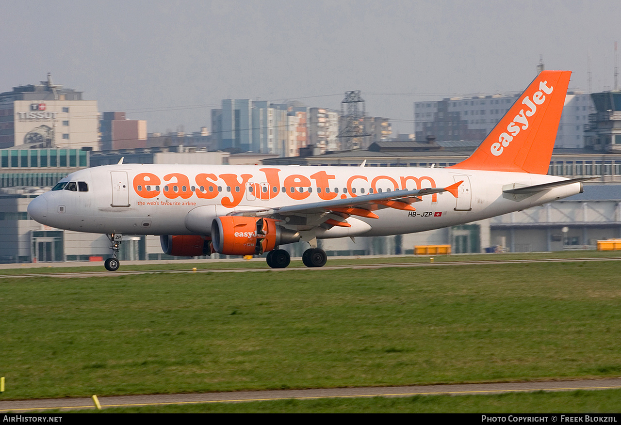 Aircraft Photo of HB-JZP | Airbus A319-111 | EasyJet | AirHistory.net #436638