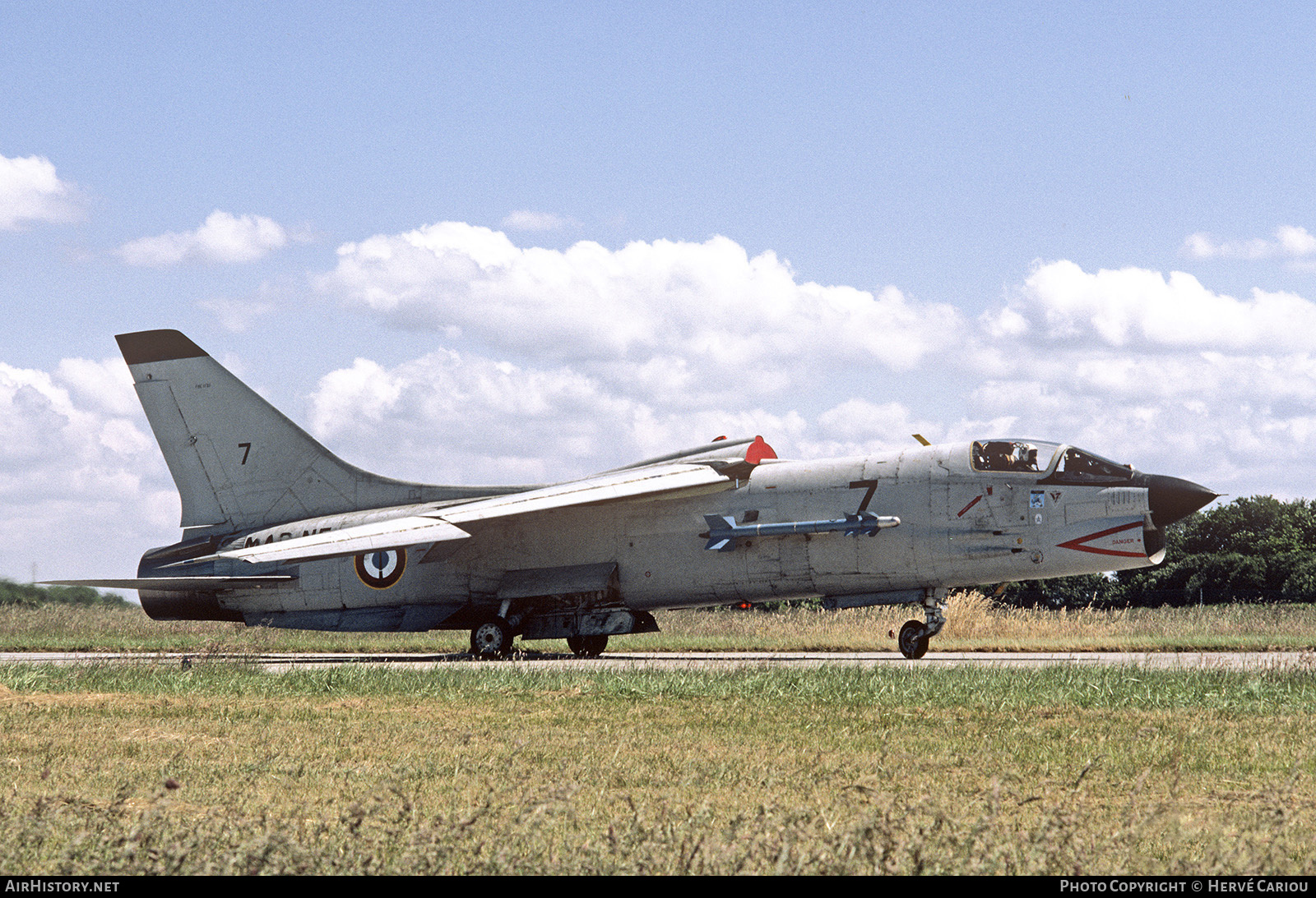 Aircraft Photo of 7 | Vought F-8E(FN) Crusader | France - Navy | AirHistory.net #436655