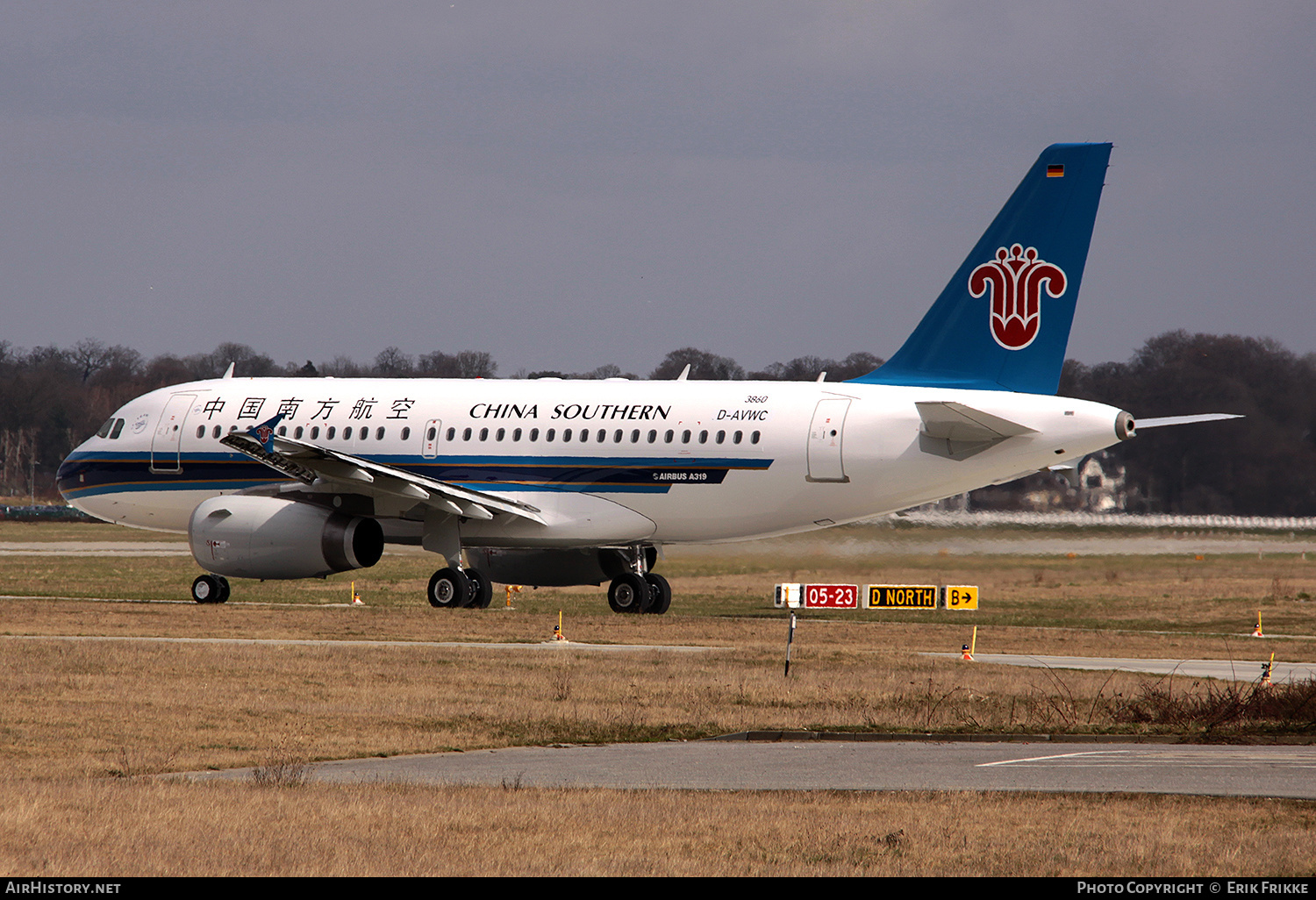 Aircraft Photo of D-AVWC | Airbus A319-132 | China Southern Airlines | AirHistory.net #436665