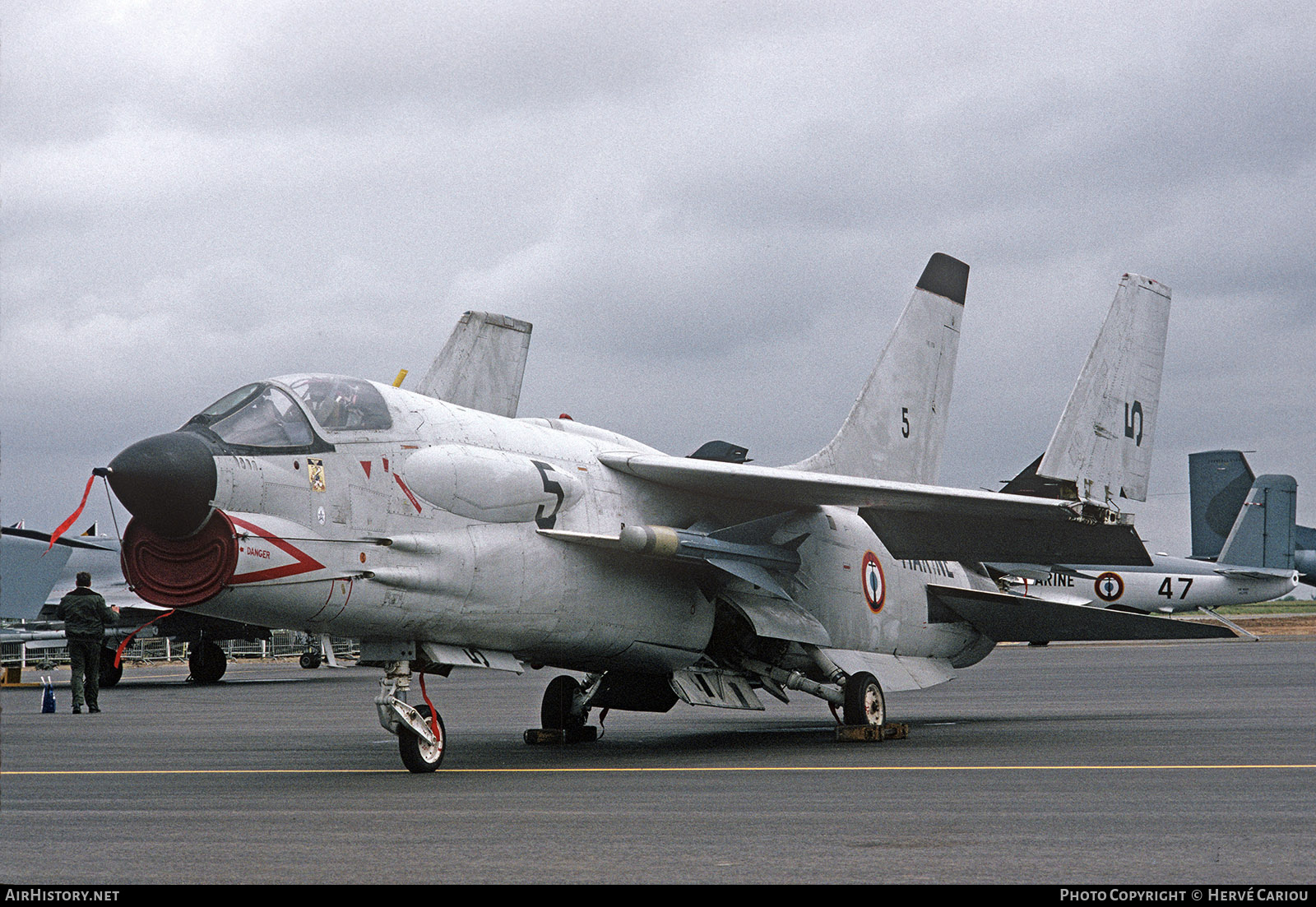 Aircraft Photo of 5 | Vought F-8E(FN) Crusader | France - Navy | Marine | AirHistory.net #436690