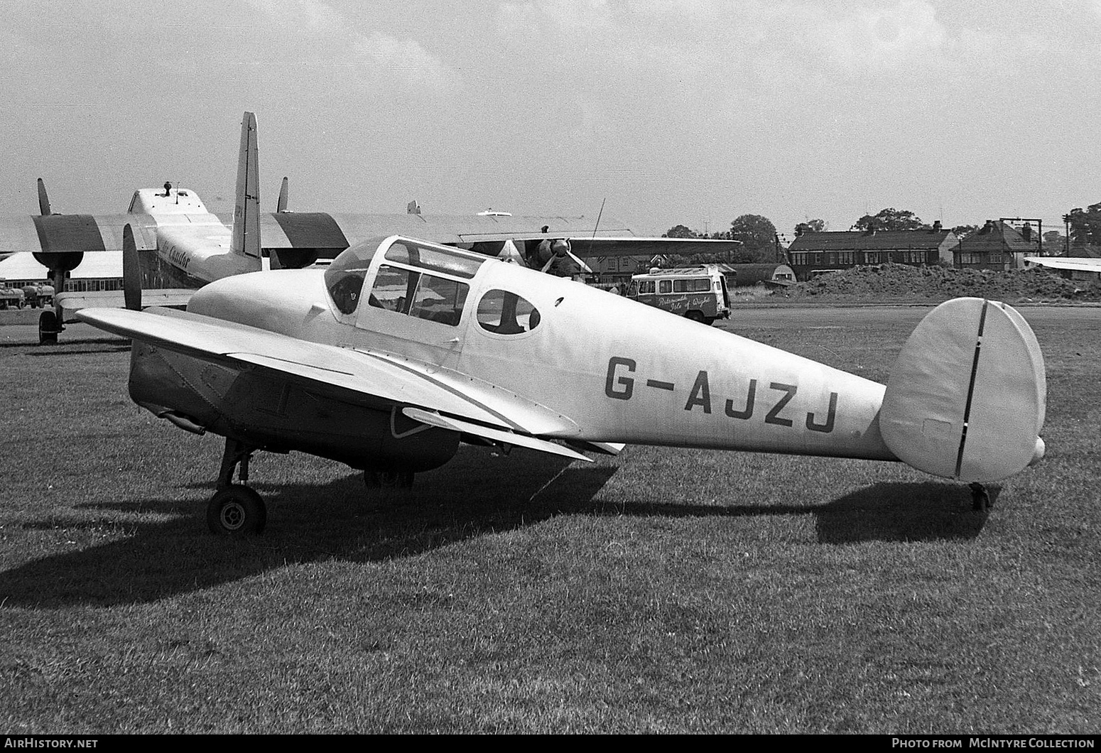 Aircraft Photo of G-AJZJ | Miles M.65 Gemini 1A | AirHistory.net #436698