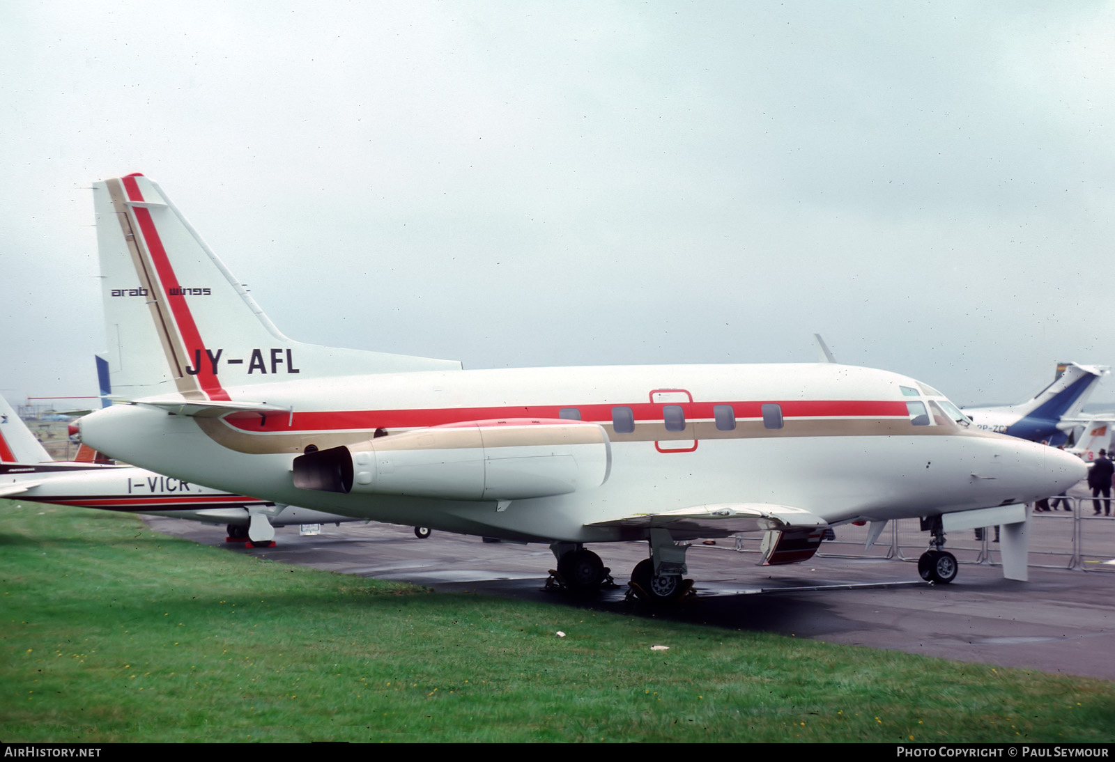Aircraft Photo of JY-AFL | North American Rockwell NA-380 Sabreliner 80 | Arab Wings | AirHistory.net #436733