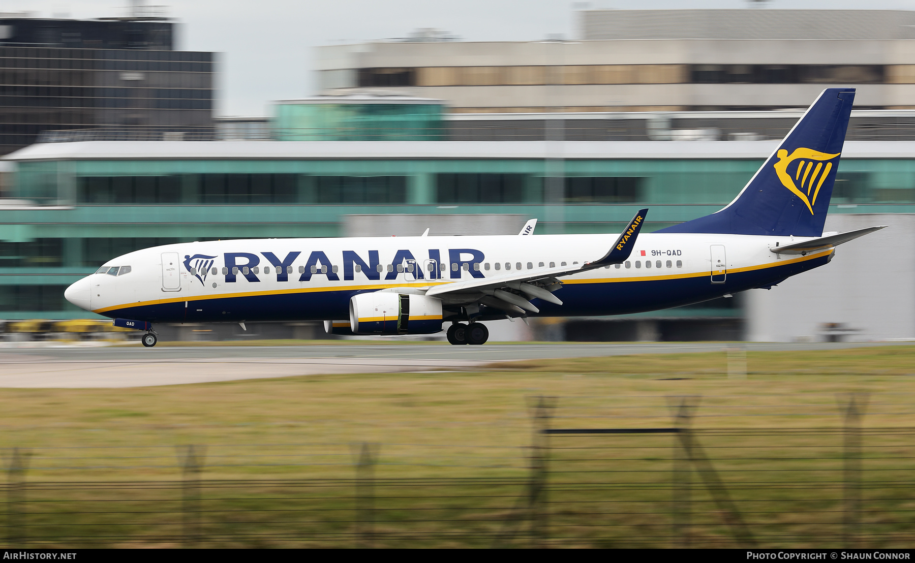Aircraft Photo of 9H-QAD | Boeing 737-800 | Ryanair | AirHistory.net #436766