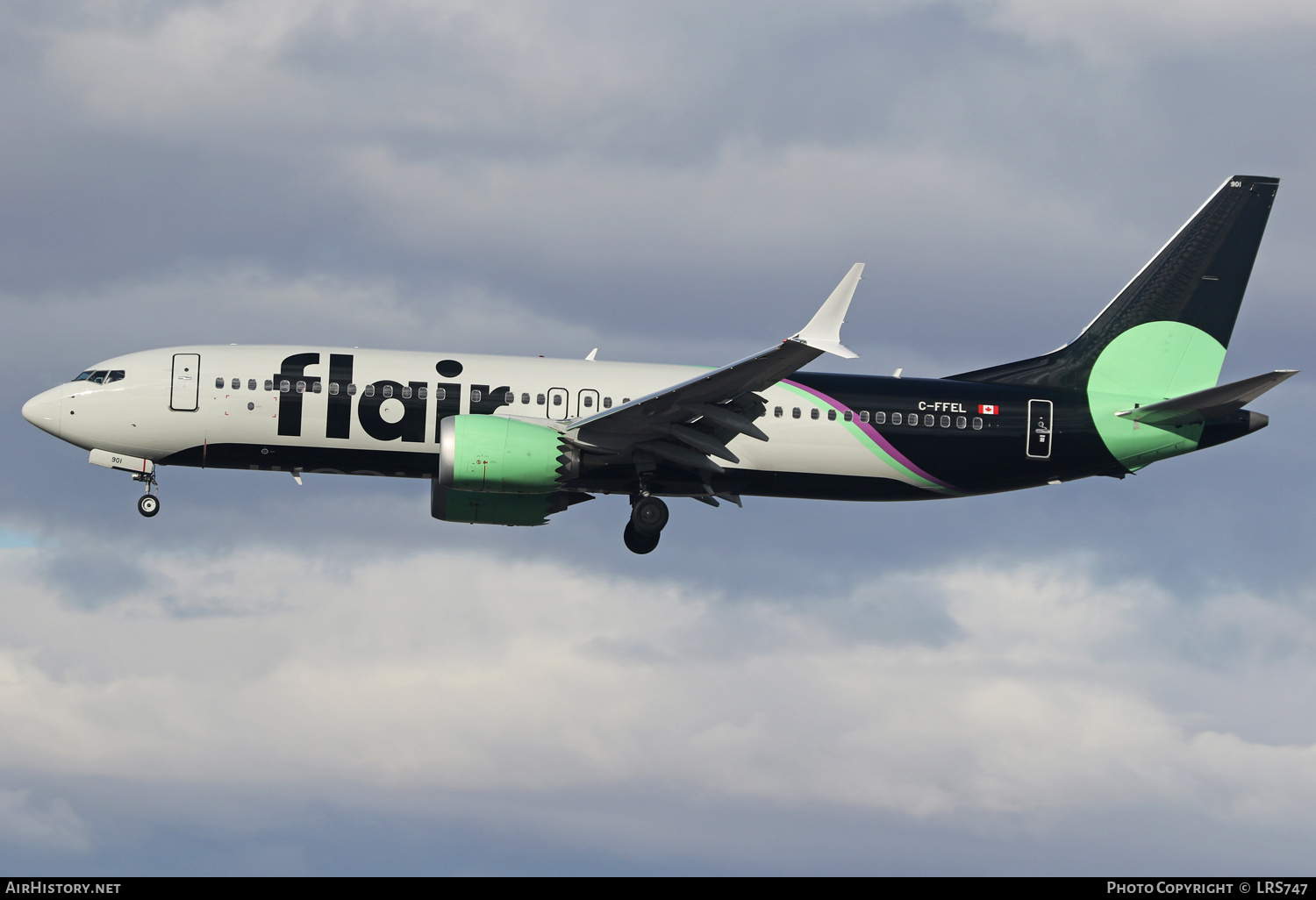 Aircraft Photo of C-FFEL | Boeing 737-8 Max 8 | Flair Airlines | AirHistory.net #436778