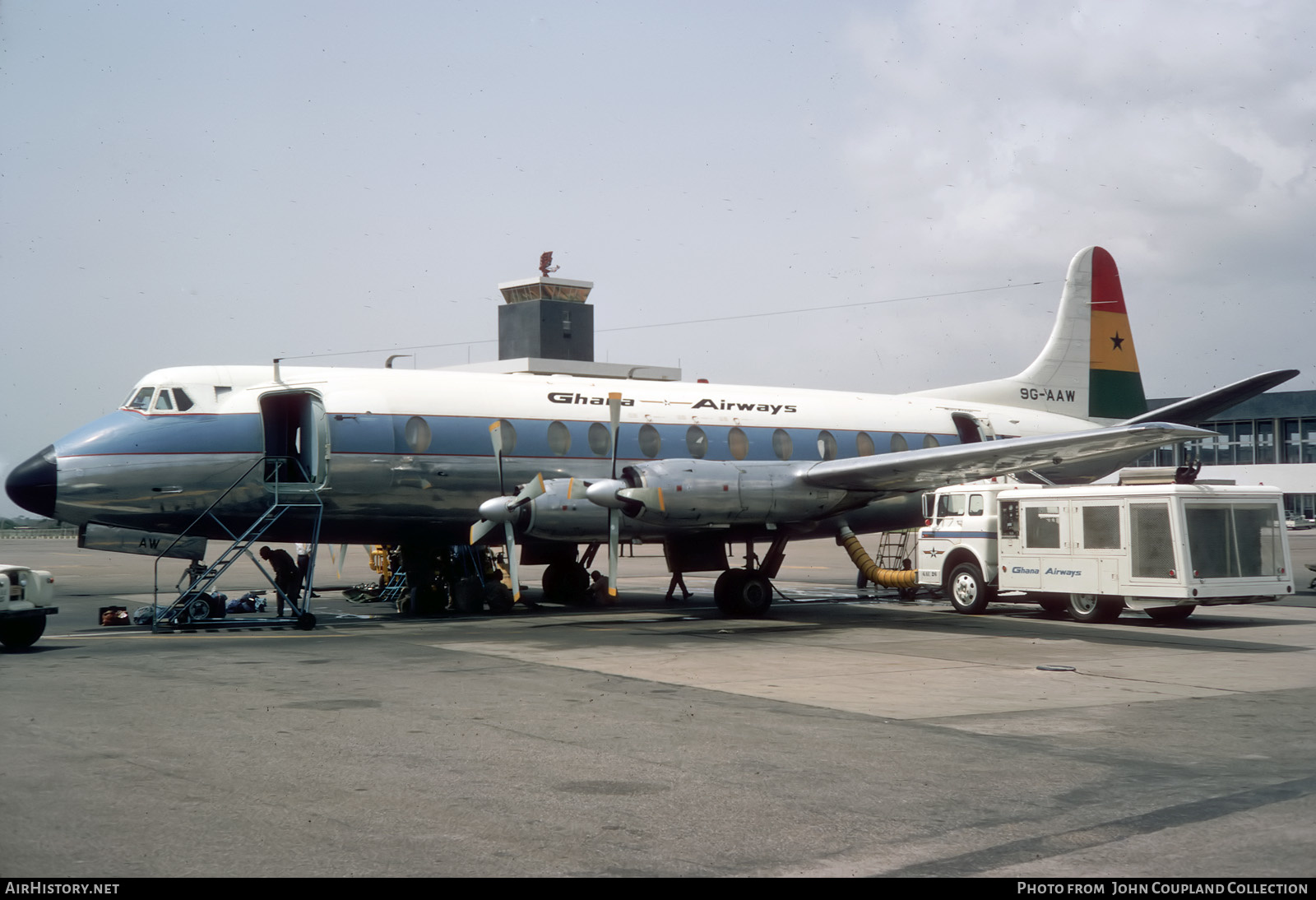 Aircraft Photo of 9G-AAW | Vickers 838 Viscount | Ghana Airways | AirHistory.net #436783