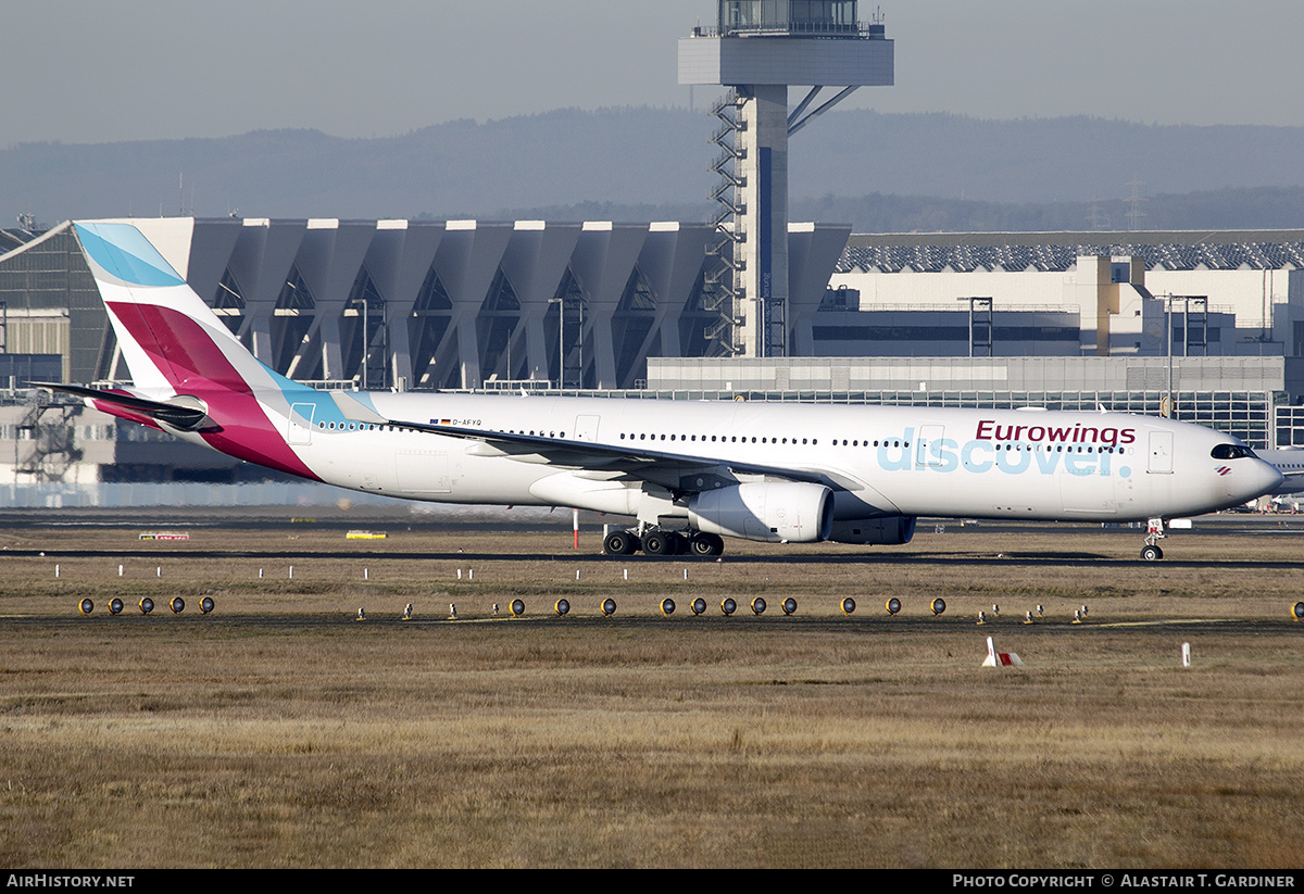 Aircraft Photo of D-AFYQ | Airbus A330-343 | Eurowings Discover | AirHistory.net #436787