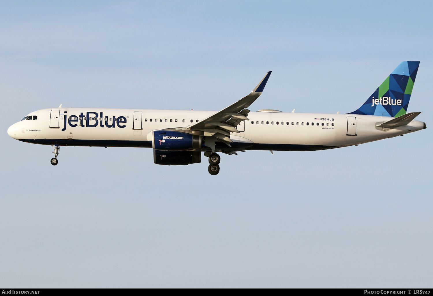 Aircraft Photo of N984JB | Airbus A321-231 | JetBlue Airways | AirHistory.net #436795
