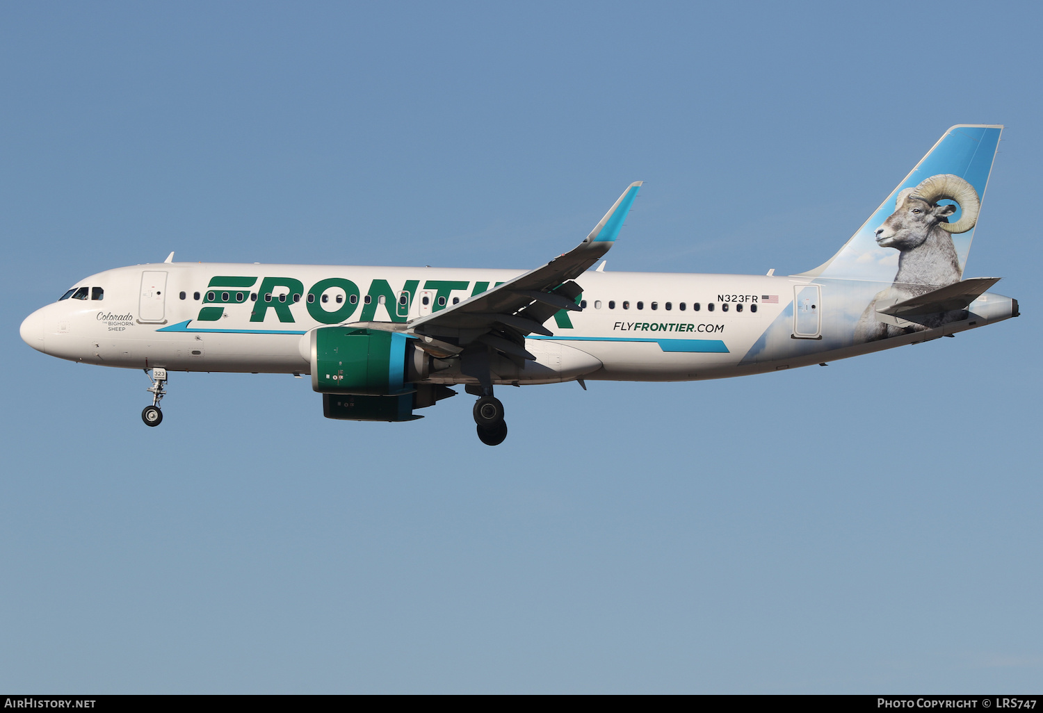 Aircraft Photo of N323FR | Airbus A320-251N | Frontier Airlines | AirHistory.net #436798