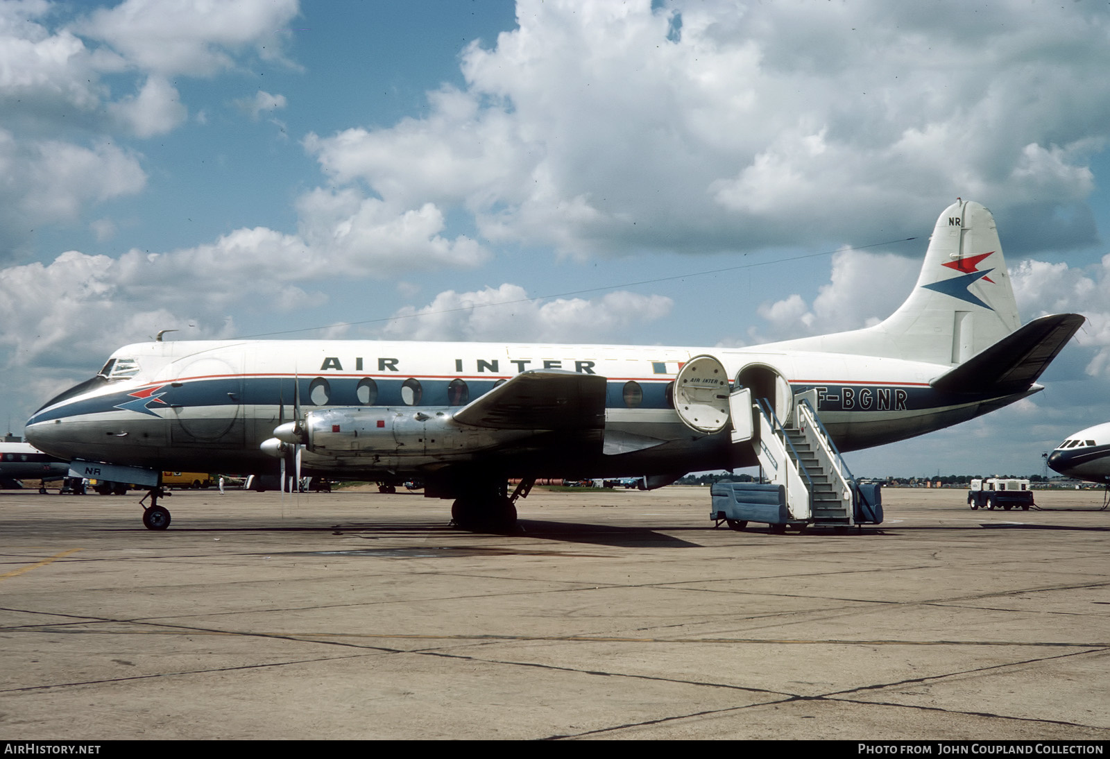 Aircraft Photo of F-BGNR | Vickers 708 Viscount | Air Inter | AirHistory.net #436808