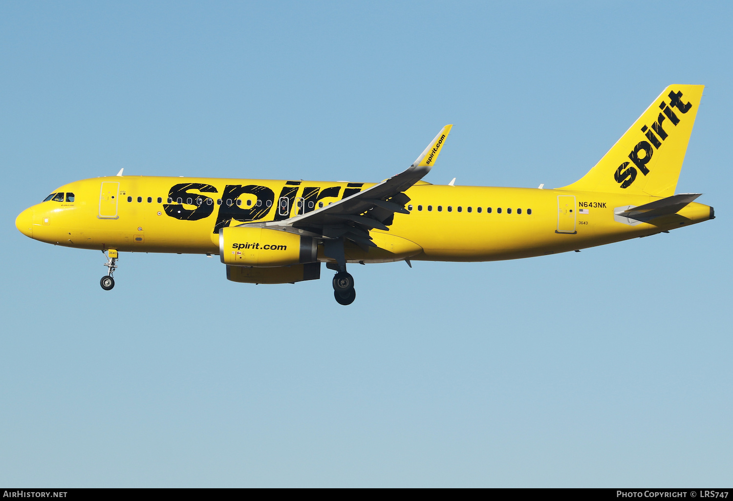Aircraft Photo of N643NK | Airbus A320-232 | Spirit Airlines | AirHistory.net #436814
