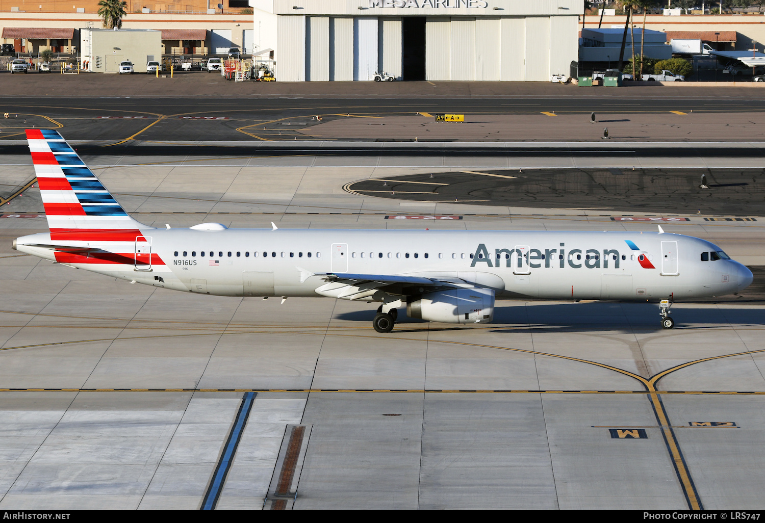 Aircraft Photo of N916US | Airbus A321-231 | American Airlines | AirHistory.net #436822
