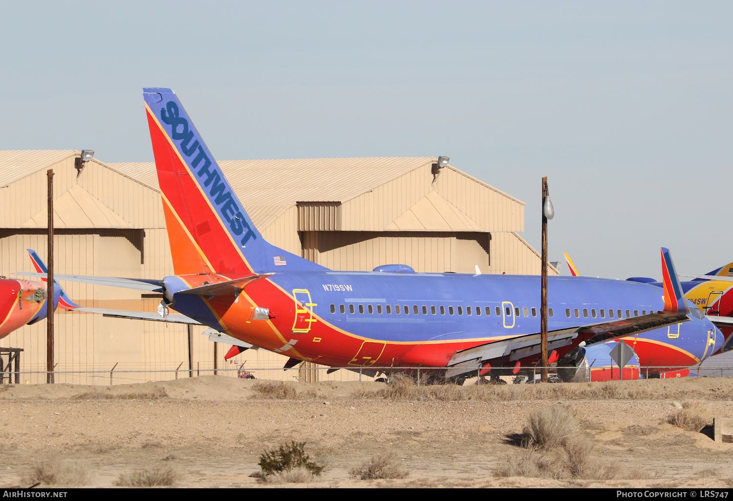 Aircraft Photo of N719SW | Boeing 737-7H4 | Southwest Airlines | AirHistory.net #436828