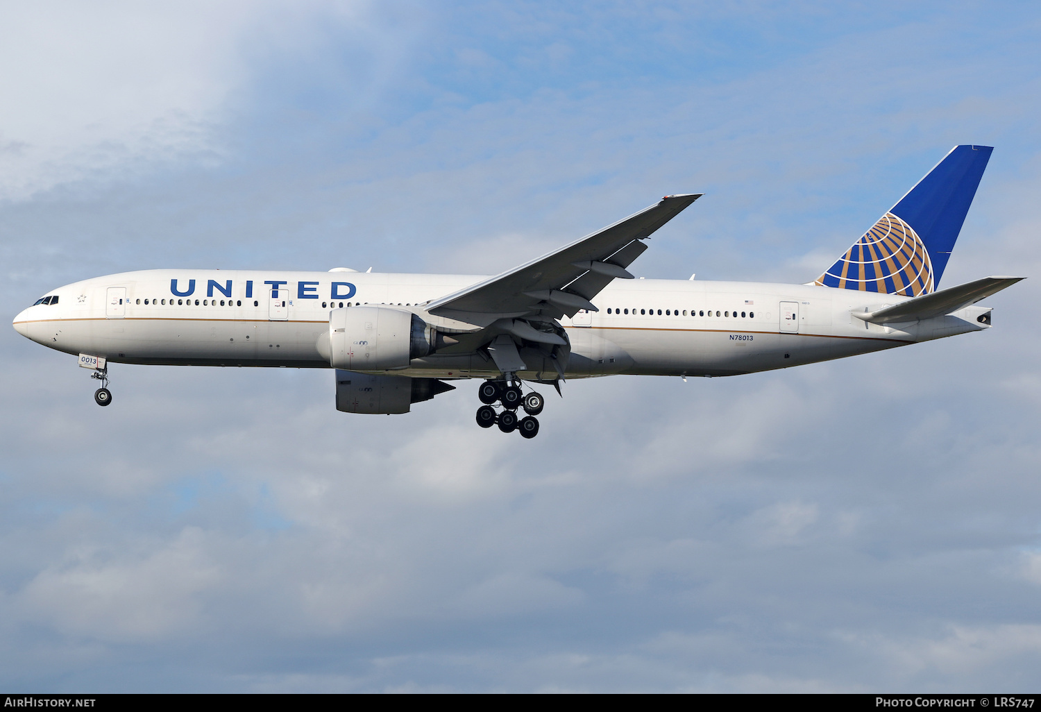 Aircraft Photo of N78013 | Boeing 777-224/ER | United Airlines | AirHistory.net #436831