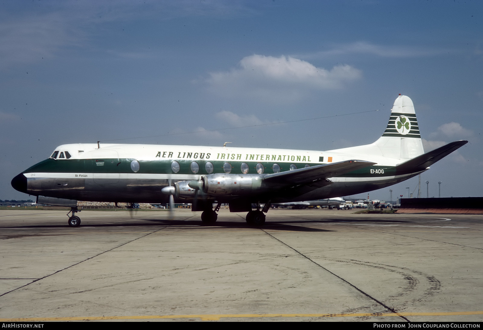 Aircraft Photo of EI-AOG | Vickers 803 Viscount | Aer Lingus - Irish International Airlines | AirHistory.net #436849