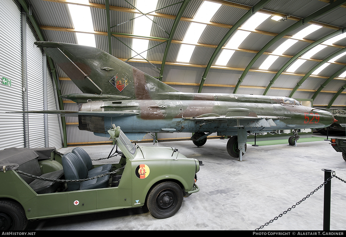 Aircraft Photo of 529 | Mikoyan-Gurevich MiG-21MF | East Germany - Air Force | AirHistory.net #436869