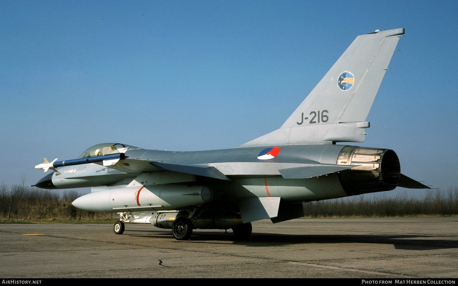 Aircraft Photo of J-216 | General Dynamics F-16A Fighting Falcon | Netherlands - Air Force | AirHistory.net #436877
