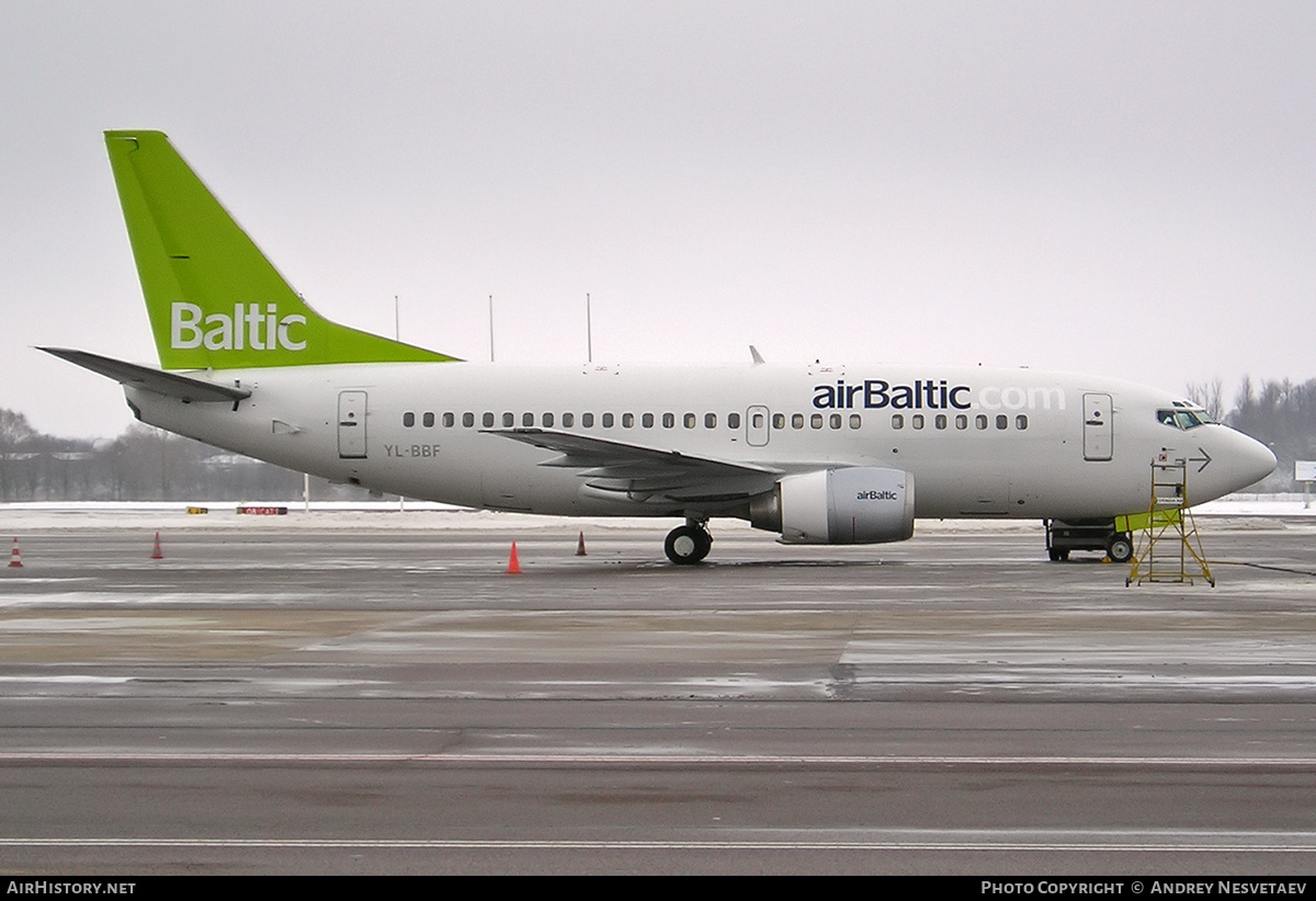 Aircraft Photo of YL-BBF | Boeing 737-548 | AirBaltic | AirHistory.net #436882