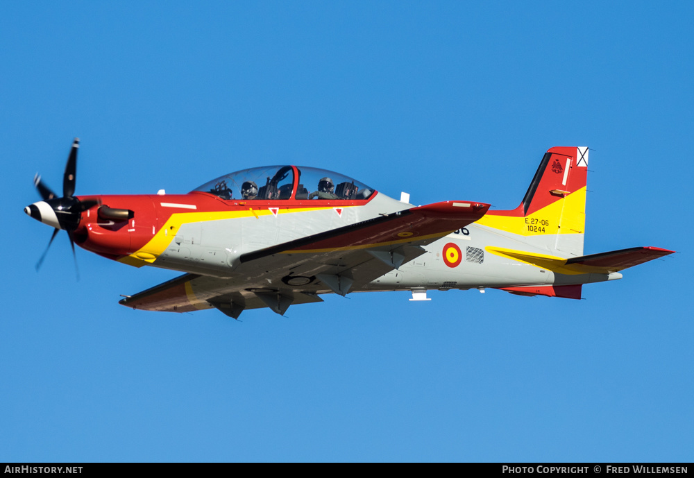 Aircraft Photo of E.27-06 / 10244 | Pilatus PC-21 | Spain - Air Force | AirHistory.net #436963
