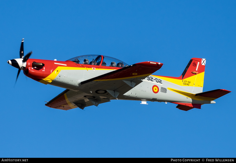 Aircraft Photo of E27-02 / 10240 | Pilatus PC-21 | Spain - Air Force | AirHistory.net #436973
