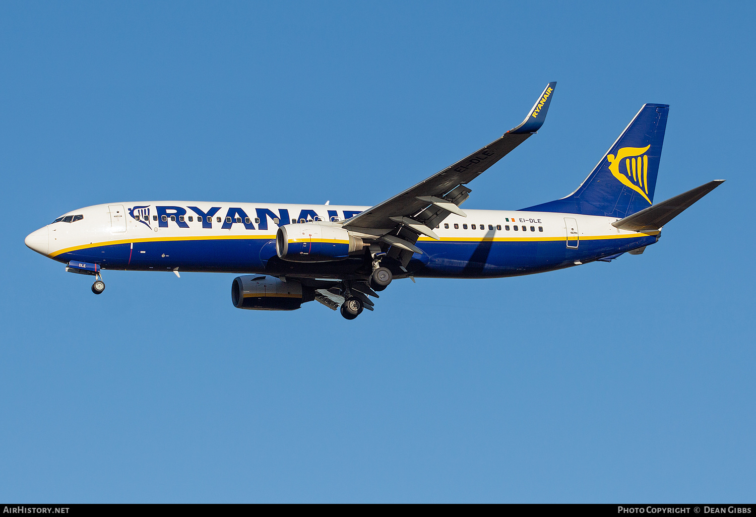 Aircraft Photo of EI-DLE | Boeing 737-8AS | Ryanair | AirHistory.net #436988