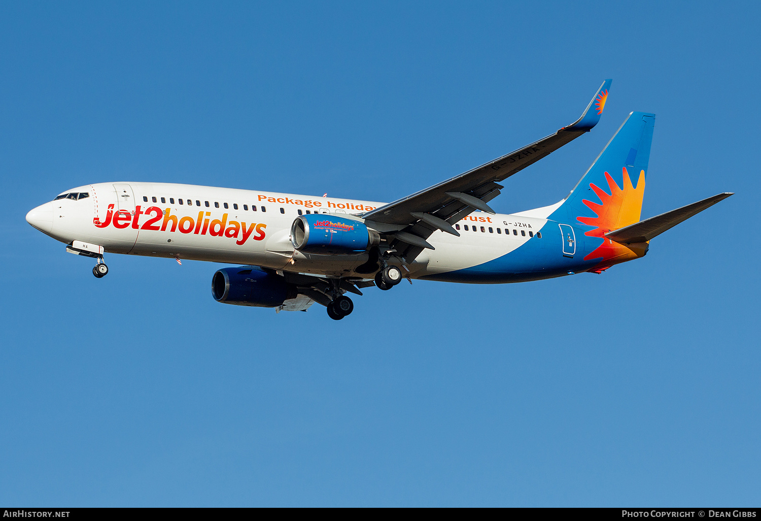 Aircraft Photo of G-JZHA | Boeing 737-8K5 | Jet2 Holidays | AirHistory.net #436997