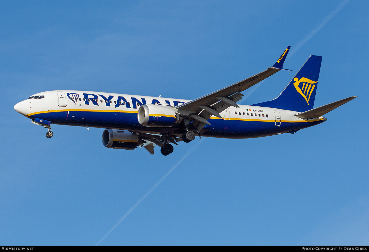 Aircraft Photo of EI-HAT | Boeing 737-8200 Max 200 | Ryanair | AirHistory.net #437003