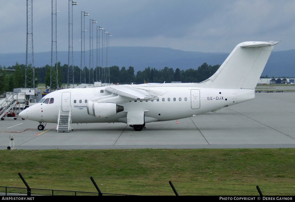 Aircraft Photo of SE-DJX | British Aerospace Avro 146-RJ70 | Transwede Airways | AirHistory.net #437004