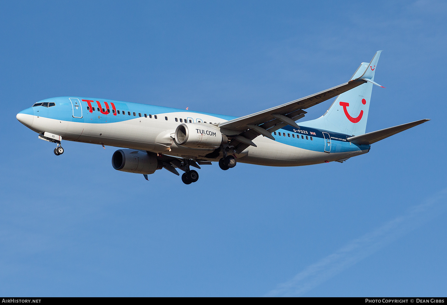 Aircraft Photo of G-FDZS | Boeing 737-8K5 | TUI | AirHistory.net #437005