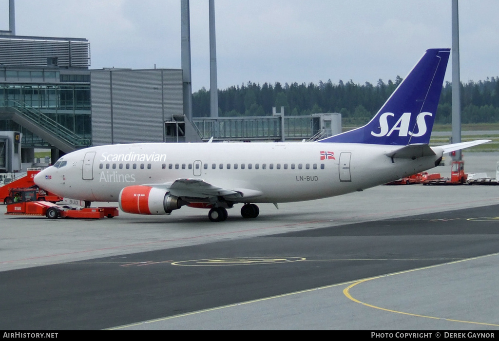 Aircraft Photo of LN-BUD | Boeing 737-505 | Scandinavian Airlines - SAS | AirHistory.net #437006