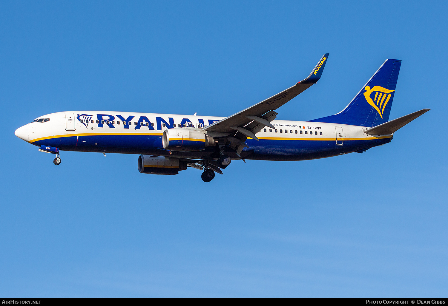 Aircraft Photo of EI-DWF | Boeing 737-8AS | Ryanair | AirHistory.net #437009