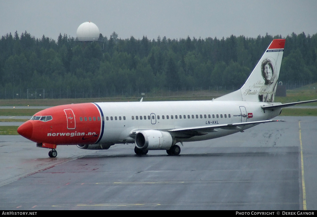 Aircraft Photo of LN-KKL | Boeing 737-36N | Norwegian | AirHistory.net #437010