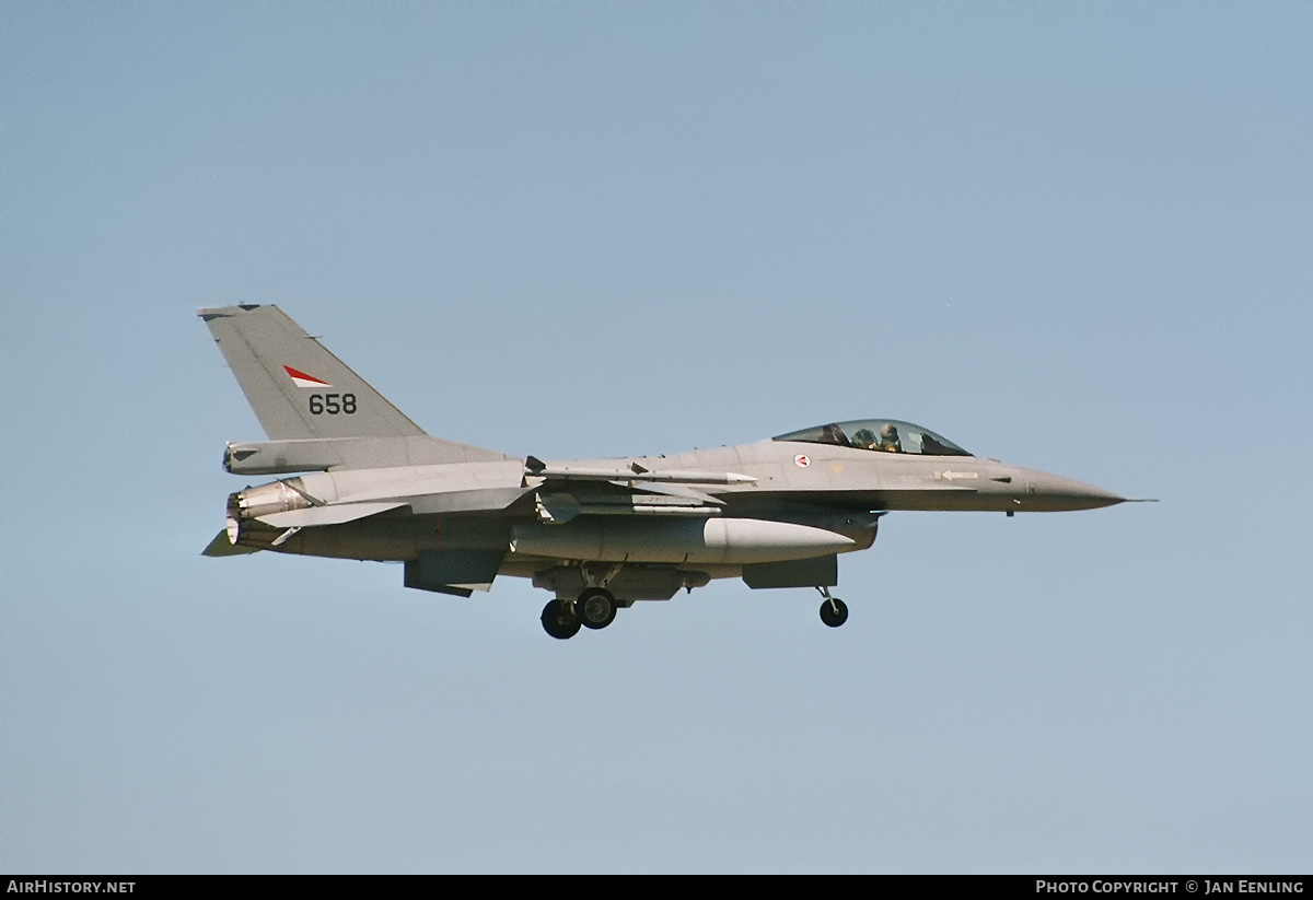 Aircraft Photo of 658 | General Dynamics F-16AM Fighting Falcon | Norway - Air Force | AirHistory.net #437012