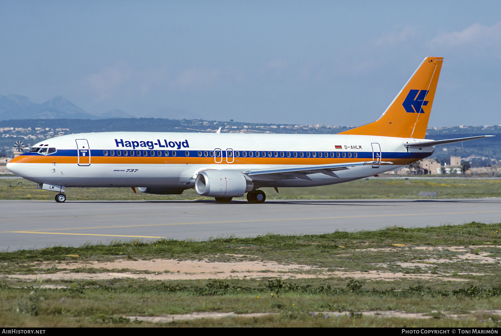 Aircraft Photo of D-AHLM | Boeing 737-4K5 | Hapag-Lloyd | AirHistory.net #437020