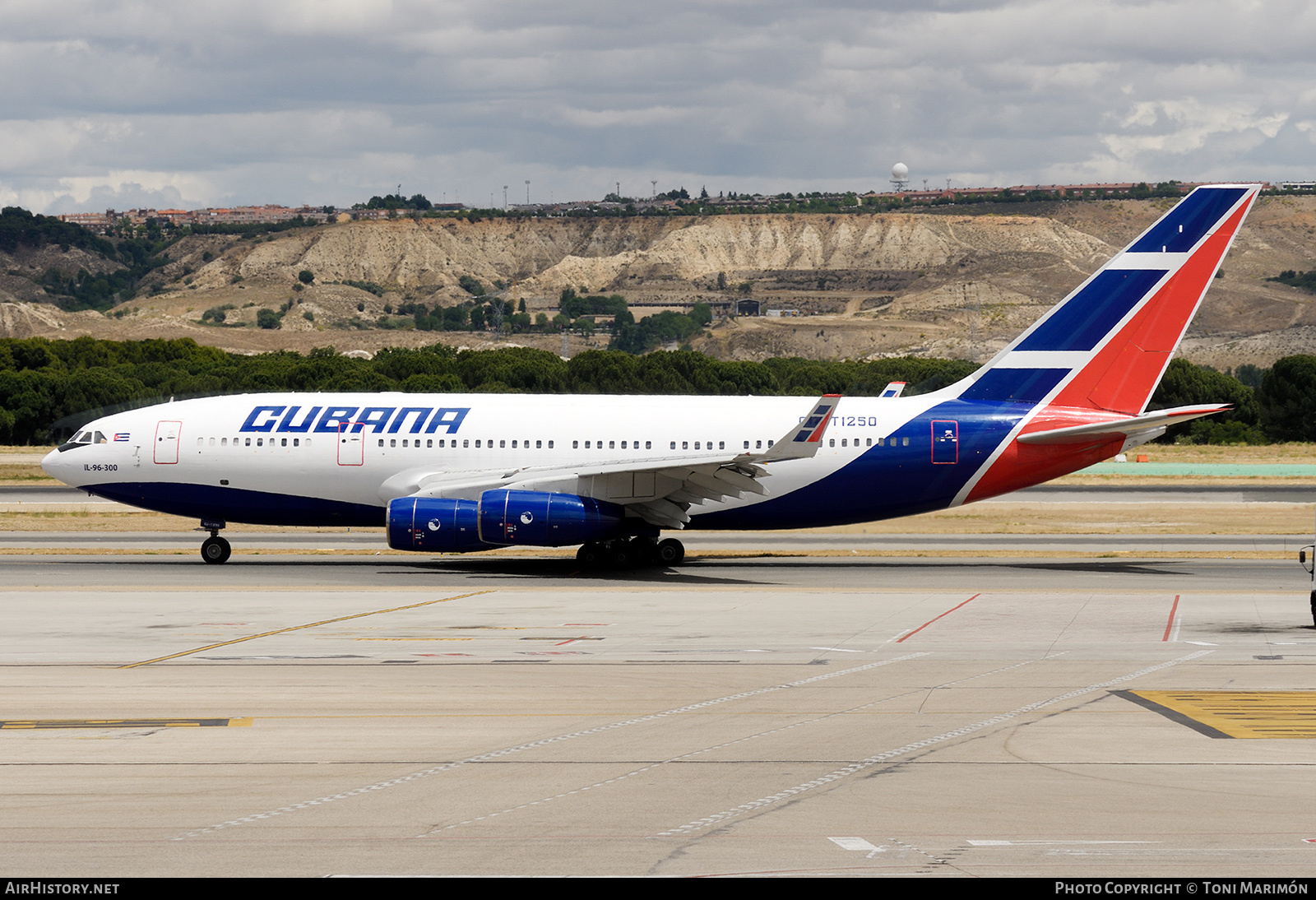 Aircraft Photo of CU-T1250 | Ilyushin Il-96-300 | Cubana | AirHistory.net #437021
