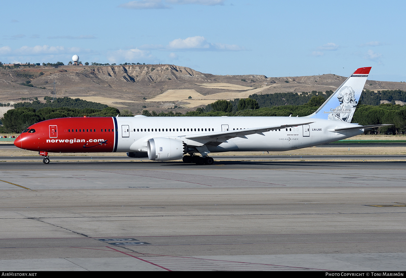 Aircraft Photo of LN-LNX | Boeing 787-9 Dreamliner | Norwegian | AirHistory.net #437030