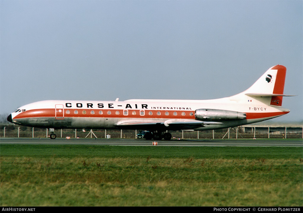 Aircraft Photo of F-BYCY | Sud SE-210 Caravelle VI-N | Corse Air International | AirHistory.net #437050