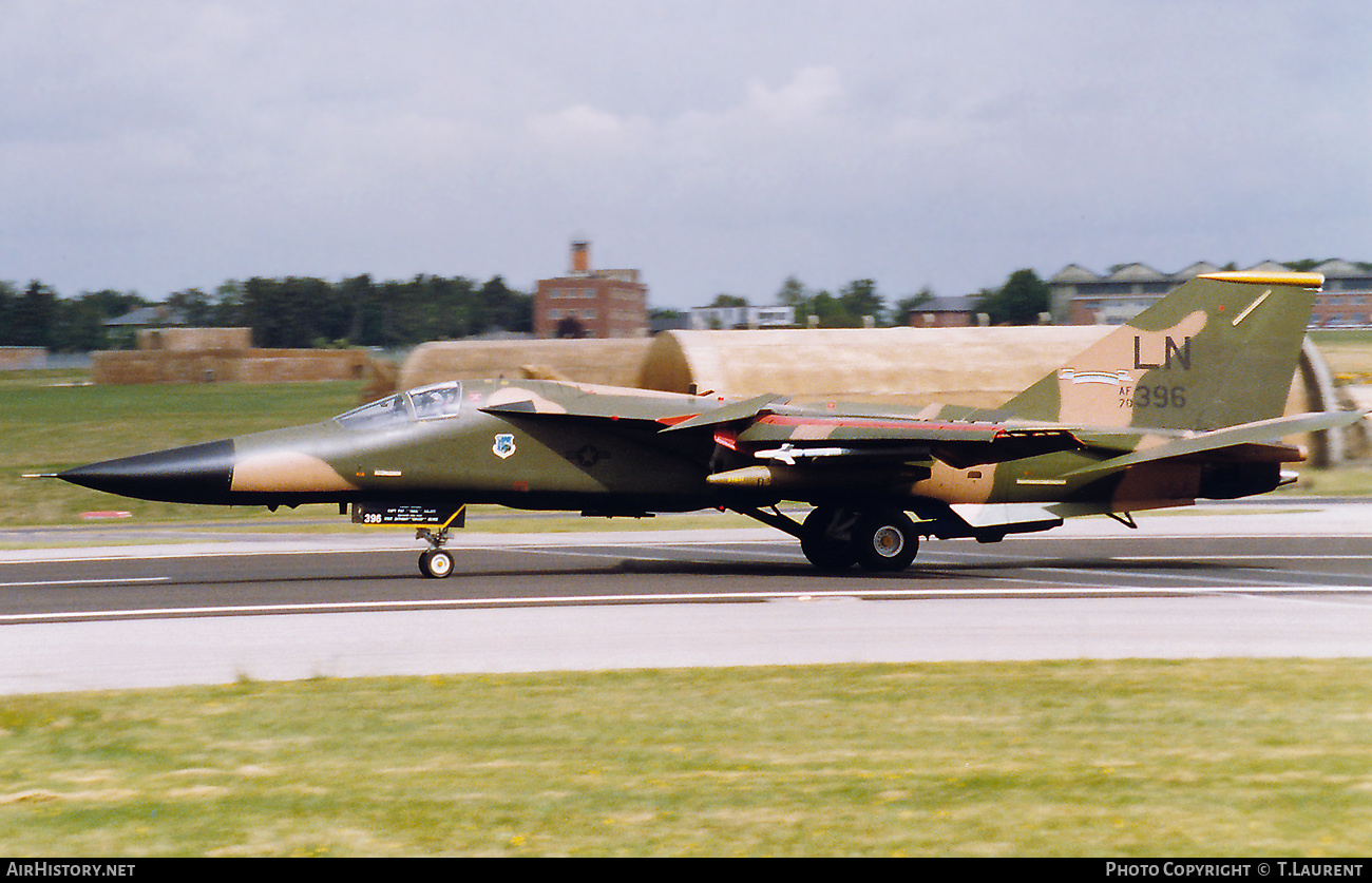 Aircraft Photo of 70-2396 / AF70-396 | General Dynamics F-111F Aardvark | USA - Air Force | AirHistory.net #437109