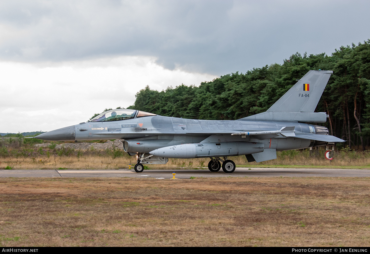 Aircraft Photo of FA-114 | General Dynamics F-16AM Fighting Falcon | Belgium - Air Force | AirHistory.net #437114