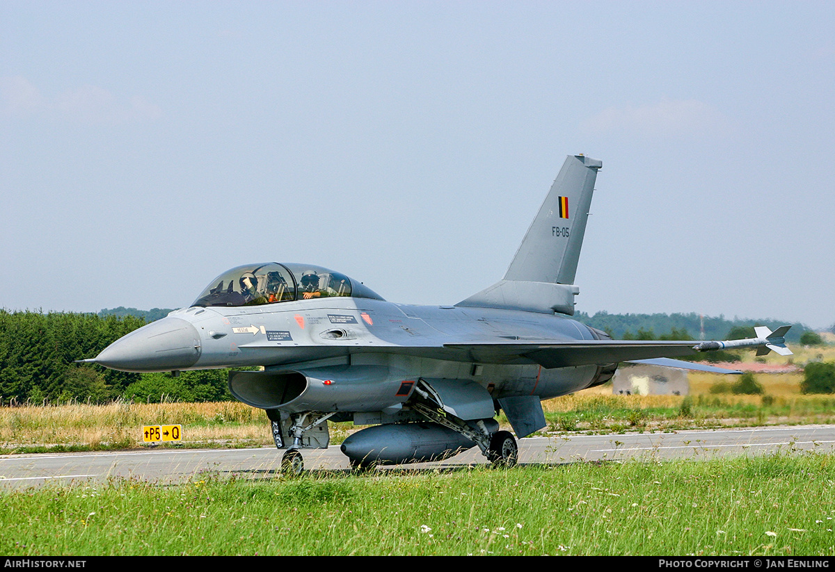 Aircraft Photo of FB-05 | General Dynamics F-16BM Fighting Falcon | Belgium - Air Force | AirHistory.net #437118