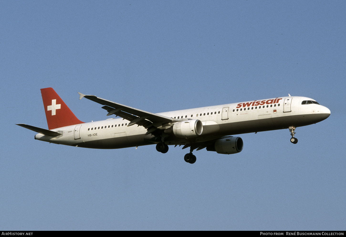 Aircraft Photo of HB-IOE | Airbus A321-111 | Swissair | AirHistory.net #437189