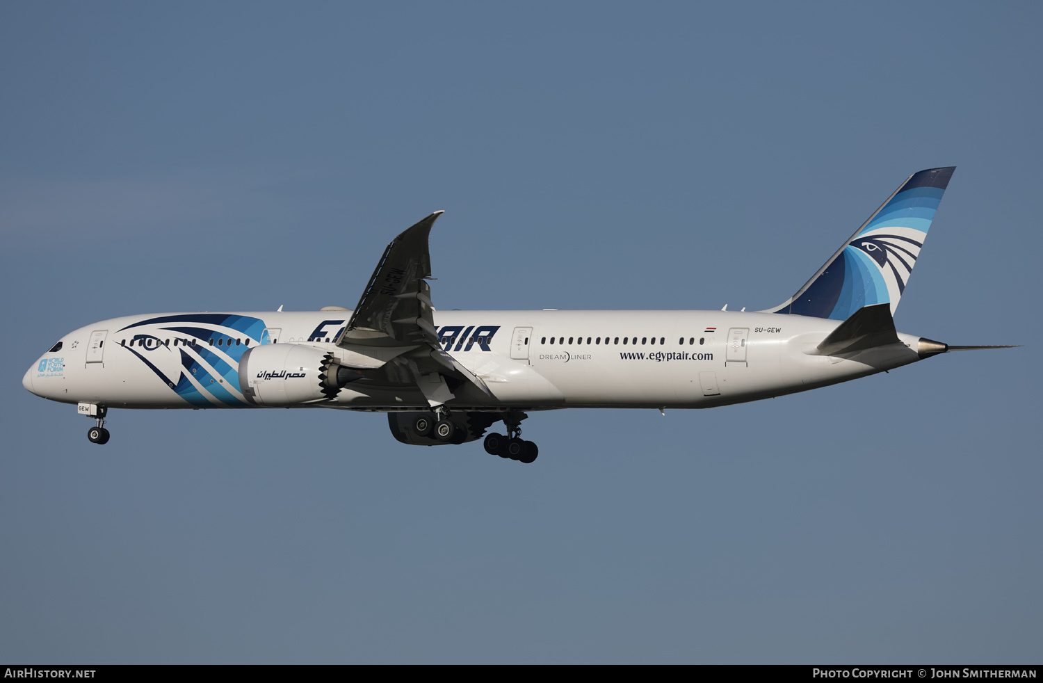 Aircraft Photo of SU-GEW | Boeing 787-9 Dreamliner | EgyptAir | AirHistory.net #437195