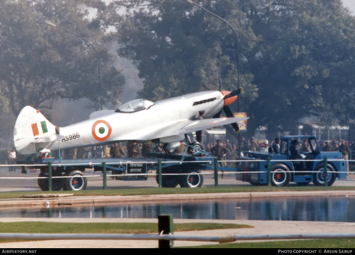 Aircraft Photo of HS986 | Supermarine 394 Spitfire FR18E | India - Air Force | AirHistory.net #437211