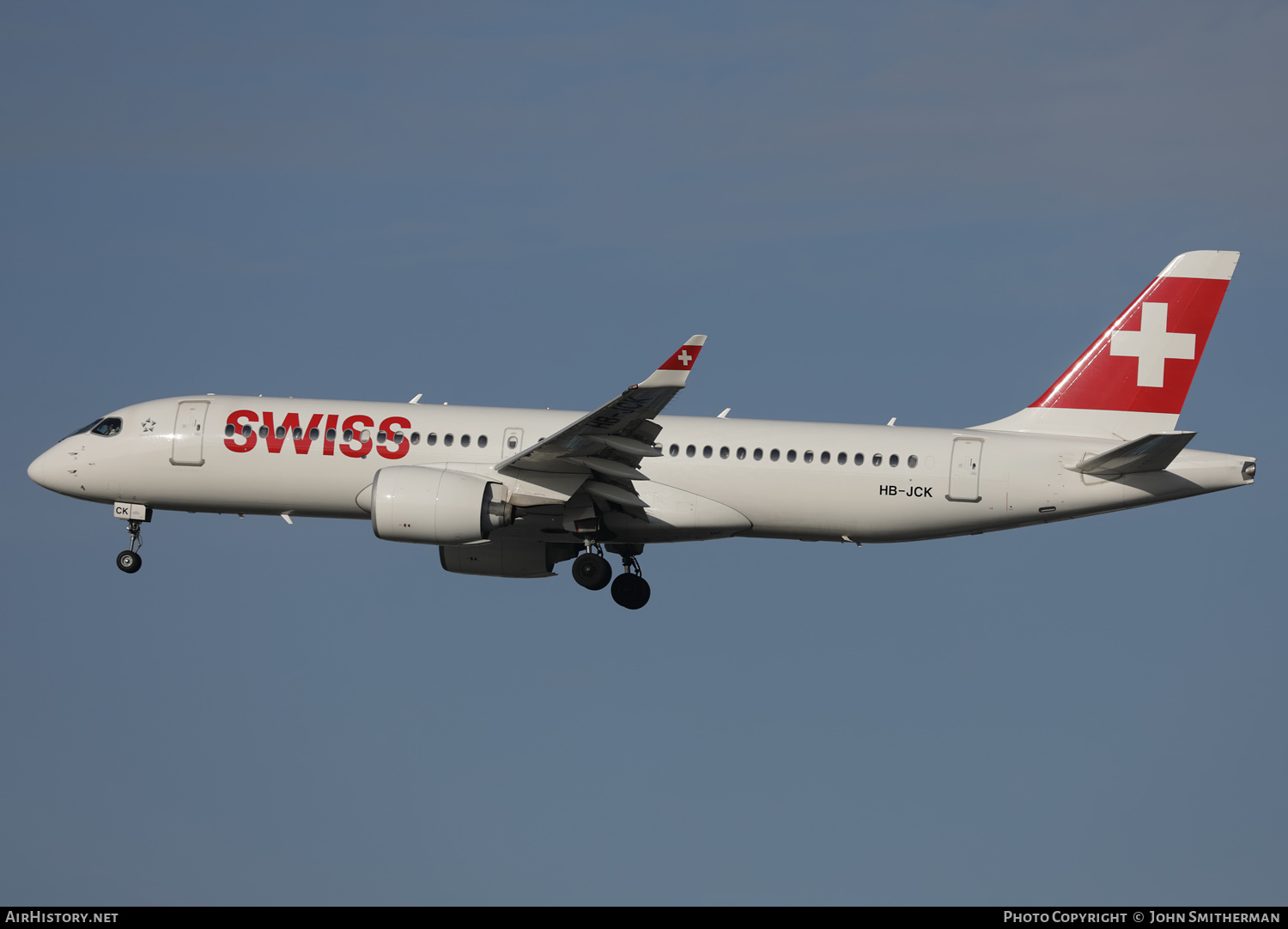 Aircraft Photo of HB-JCK | Bombardier CSeries CS300 (BD-500-1A11) | Swiss International Air Lines | AirHistory.net #437242