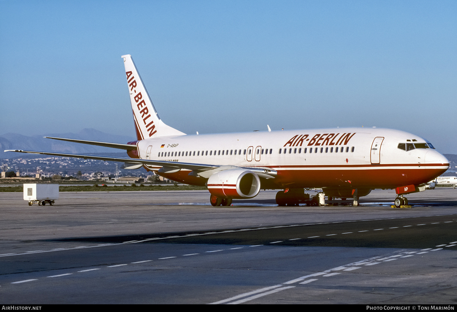 Aircraft Photo of D-ABAP | Boeing 737-86J | Air Berlin | AirHistory.net #437294