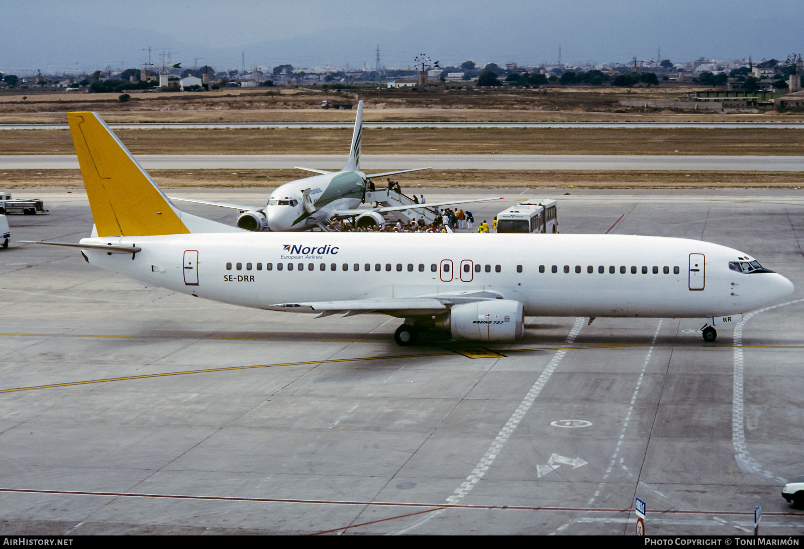 Aircraft Photo of SE-DRR | Boeing 737-4Y0 | Nordic European Airlines | AirHistory.net #437331