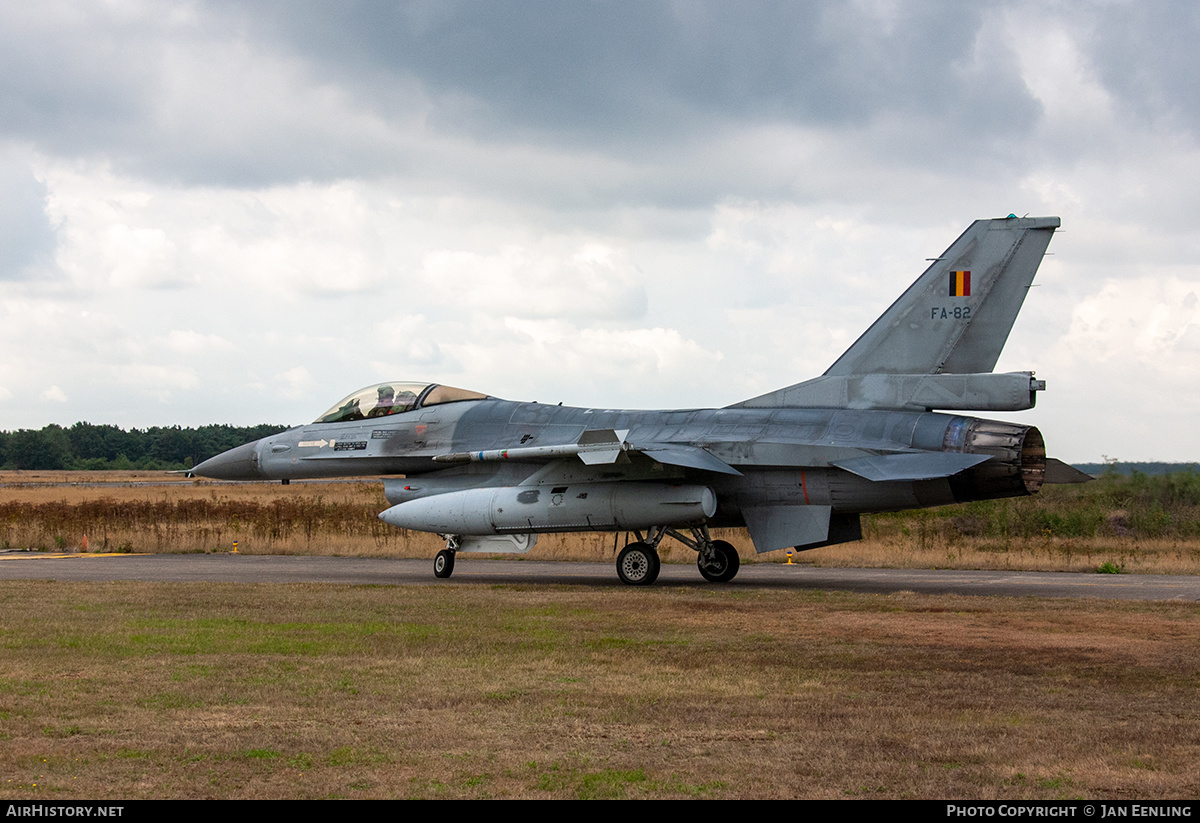 Aircraft Photo of FA-82 | General Dynamics F-16AM Fighting Falcon | Belgium - Air Force | AirHistory.net #437336