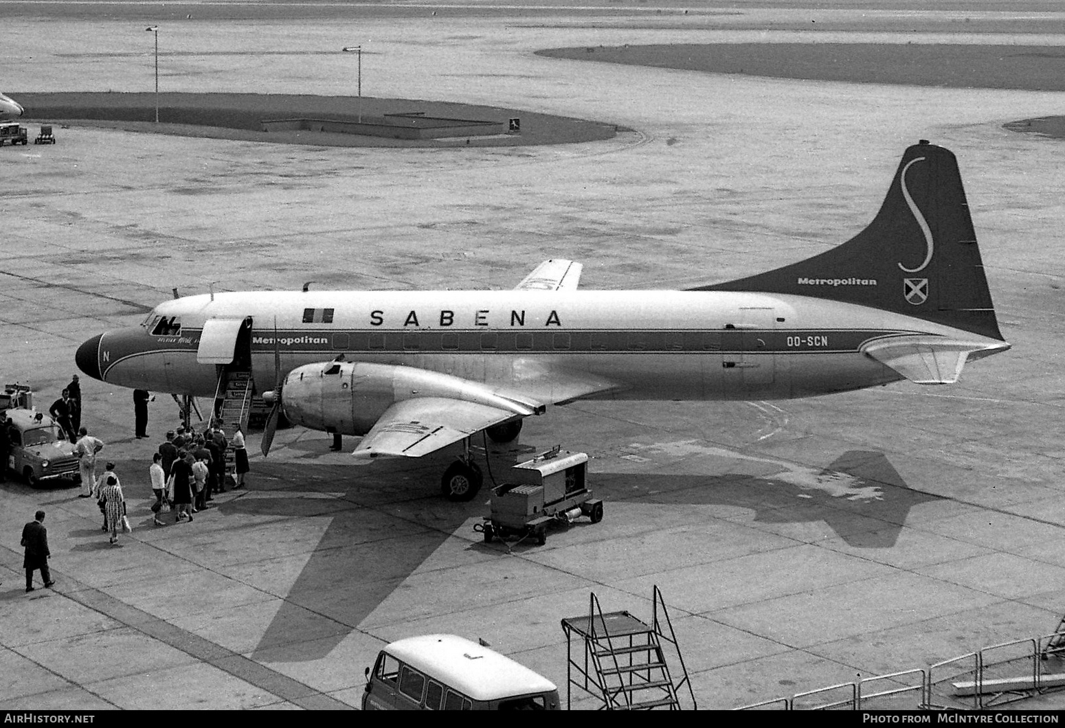 Aircraft Photo of OO-SCN | Convair 440-12 Metropolitan | Sabena | AirHistory.net #437349