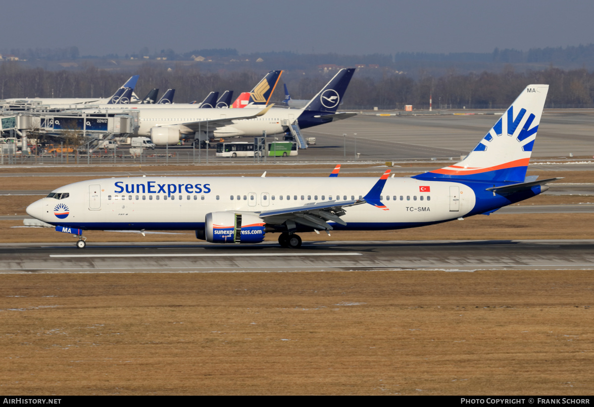 Aircraft Photo of TC-SMA | Boeing 737-8 Max 8 | SunExpress | AirHistory.net #437351